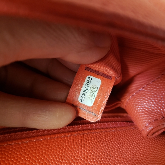 Chanel coco handle mini red chevron bag - Picture 3 of 15